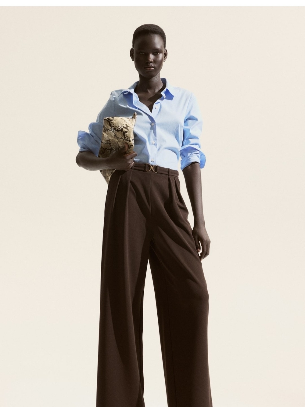 Buckle Detail Pants